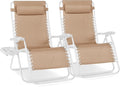Best Choice Products Set of 2 Extra Wide Adjustable Steel Mesh Zero Gravity by Unknown