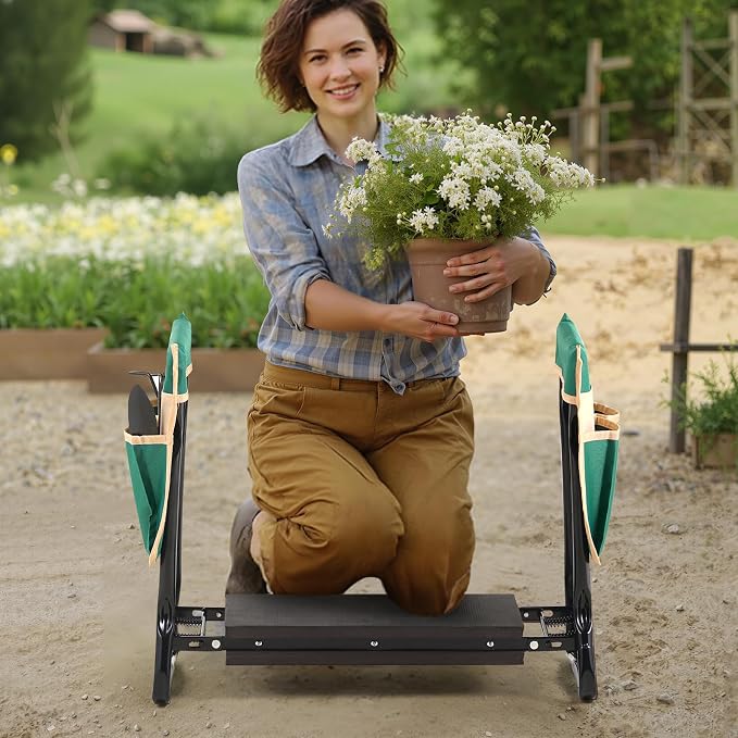 VEVOR Garden Kneeler and Seat Heavy Duty, Kneeling Bench - Image 2