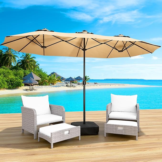 15FT Double-Sided Patio Umbrella - Image 2