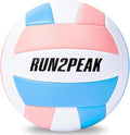 Soft Touch Volleyball Ball Gifts for Teen Girls Kids Youth Team Beginners Durable Volleyballs for Outdoor Indoor Beach Pool Water Play Official Size 5 Training Practice Volley Ball