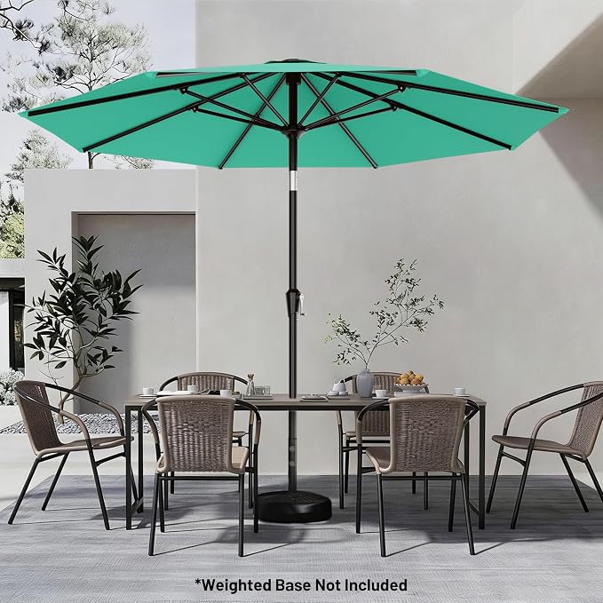 9 FT Patio Umbrella for Outdoor, Outdoor Table Umbrella - Image 6