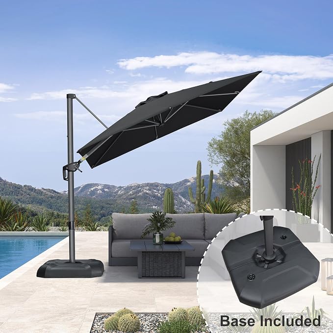 PURPLE LEAF Outdoor Umbrella - Image 2