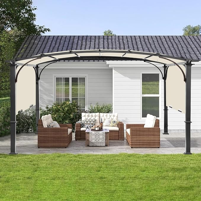 200x103 in Pergola Canopy Replacement Shade Cover Only, Compatible - Image 6
