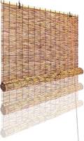 Reed Curtain, Bamboo Light Filtering Roller Shades by Tgzwme