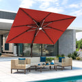 JZAC & QZYD 9x12 FT Cantilever Offset Patio Umbrella by JZACQZYDpatioumbrella