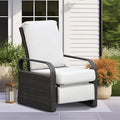 Outdoor Wicker Recliner Chair by ATRARTTOREAL