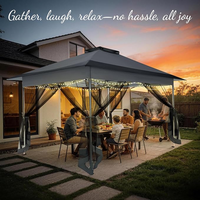 COBIZI 10x15 Pop up Canopy Gazebos on Clearance-Canopy Tent - Image 2