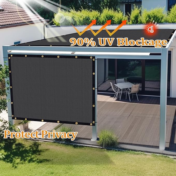 Shade&Beyond Customized Size 9' X 18' Shade Cloth - Image 5