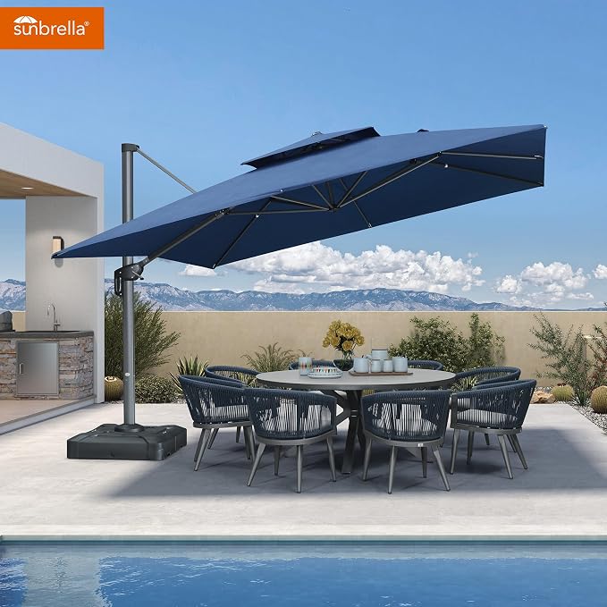 PURPLE LEAF Sunbrella Patio Umbrella - Image 2