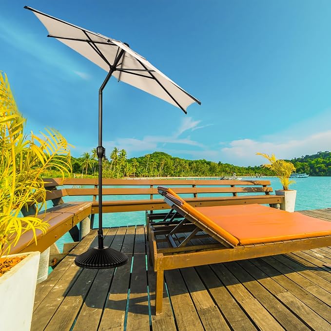 Abba Patio 7.5FT Lyon Outdoor Patio Umbrella Outdoor Table Umbrella - Image 6