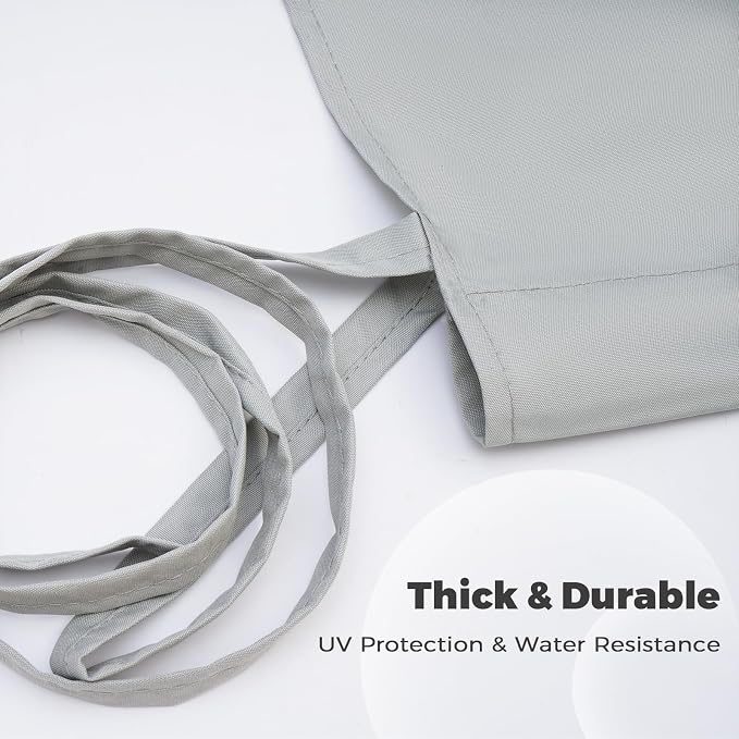 Pergola Shade Cover Replacement, 17 x 6.8 Ft, Adjustable Sliding Design - Image 3