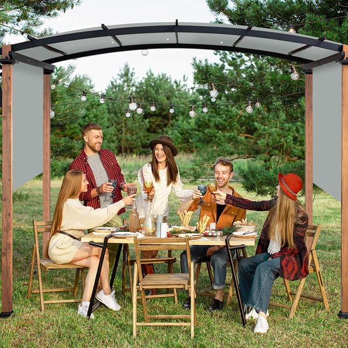 Pergola Shade Cover Replacement, 17 x 6.8 Ft, Adjustable Sliding Design - Image 7