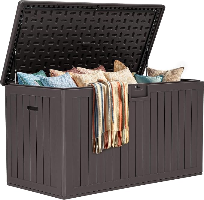 YITAHOME 220 Gallon Double-Wall Deck Box - Image 9