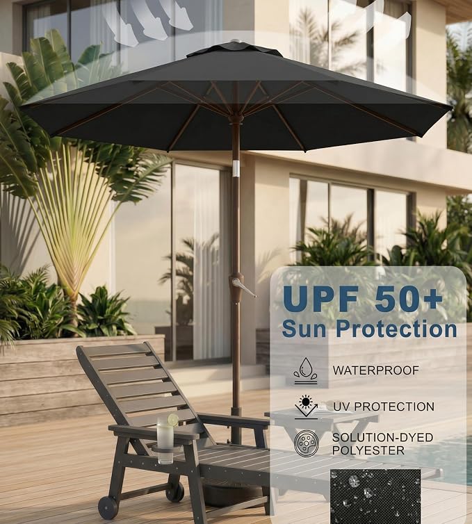 10FT Patio Umbrella, Outdoor Umbrella - Image 5