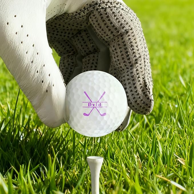 QYH Golf Ball Stamp Personalized - Custom Name Golf Ball Marker Stamp 5 Color Options Christmas Father's Birthday Gift Golf Accessories for Men