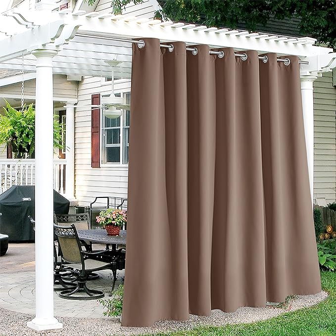 RYB HOME Extra Wide Outdoor Curtains by RYBHOME