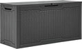 YITAHOME 80 Gallon Outdoor Storage Box | Large Water Resistant Resin Deck Box by YITAHOME