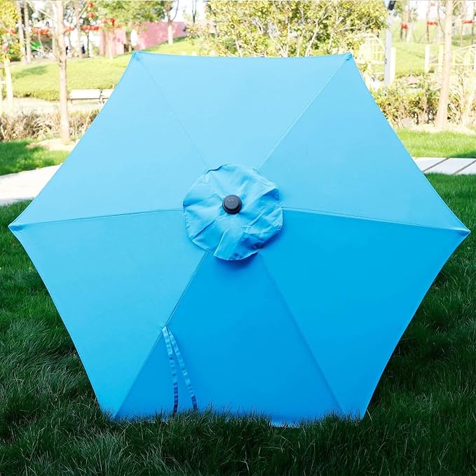 7.5 ft Patio Umbrella, Yard Umbrella, Outdoor Market Umbrella - Image 5