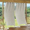 RYB HOME Outdoor Curtains Windproof by RYBHOME