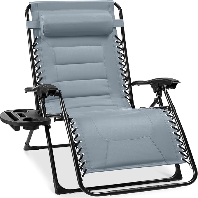 Best Choice Products Oversized Padded Zero Gravity Chair, Folding Outdoor Patio by Unknown