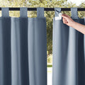 NICETOWN 2 Panels Self Stick Tab Top Outdoor Curtainss by NICETOWN