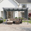 10 x 10 ft Outdoor Pergola by Aoodor