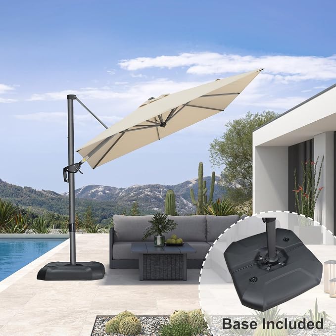 PURPLE LEAF Outdoor Umbrella - Image 3