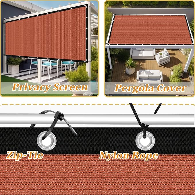 Shade&Beyond Customized Size 12' X 18' Shade Cloth - Image 4