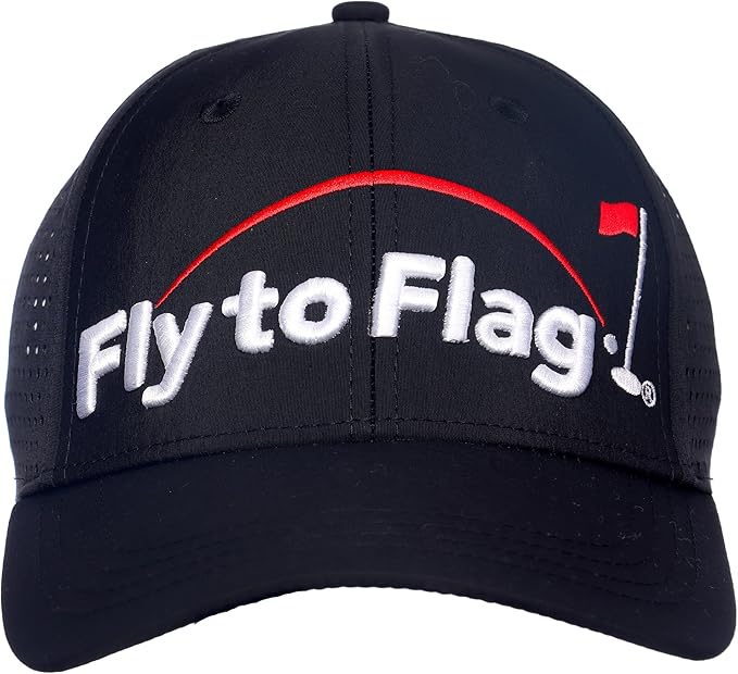 ¡That´s What Golf it´s All About! Premium Navy Blue Golf Cap Vent, 3D Embroidered Logo, one Size fits All, Breathable Fabric, Absorbent Band.