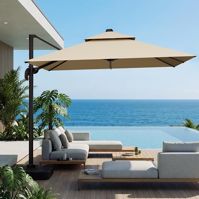 10x10 FT Patio Cantilever Umbrella - Image 9