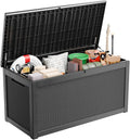 320 Gallon Outdoor Deck Box, Resin Waterproof Storage Box by KFY