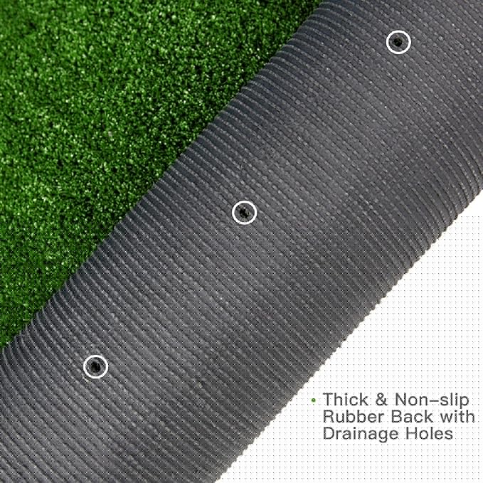 Artificial Grass Turf, 4ft x 55ft 0.4" Pile Height, Indoor Outdoor Fake Astroturf Rug Carpet Mat for Balcony Decor Backyard Patio Backdrop Fence Wall Decorations Dogs