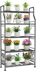 GIOTORENT Plant Stand Outdoor Indoor 5 Tier Metal Waterproof by GIOTORENT