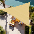 Shade&Beyond Custom Sun Shade Sail 7'X10'X12.2'Triangle Sun Sail Shades Patio by ShadeBeyond