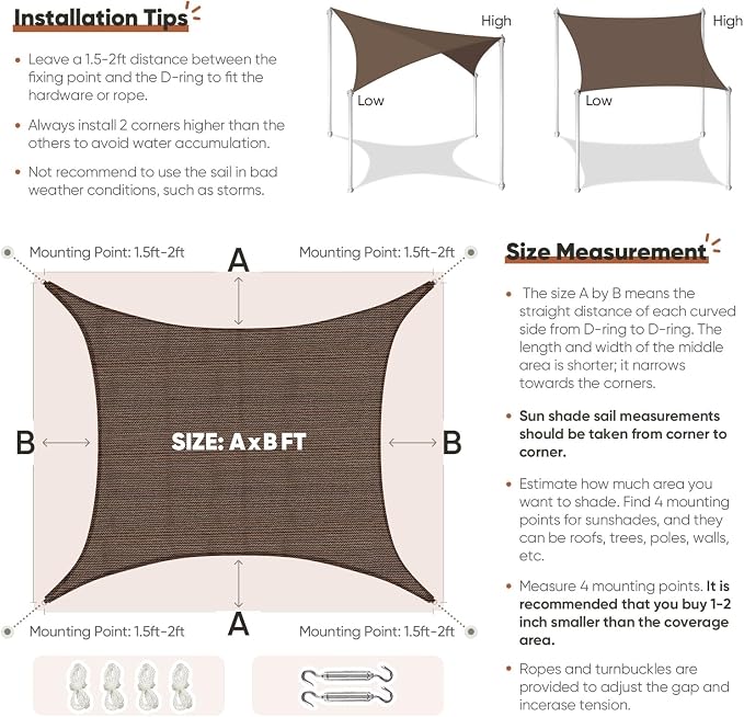 Quictent Sun Shade Sail for Patio - Image 6