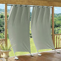 RYB HOME Outdoor Curtains for Patio Waterproof, Windproof by RYBHOME