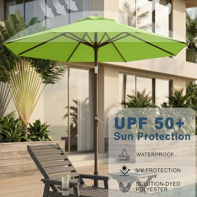 10FT Patio Umbrella, Outdoor Umbrella - Image 3
