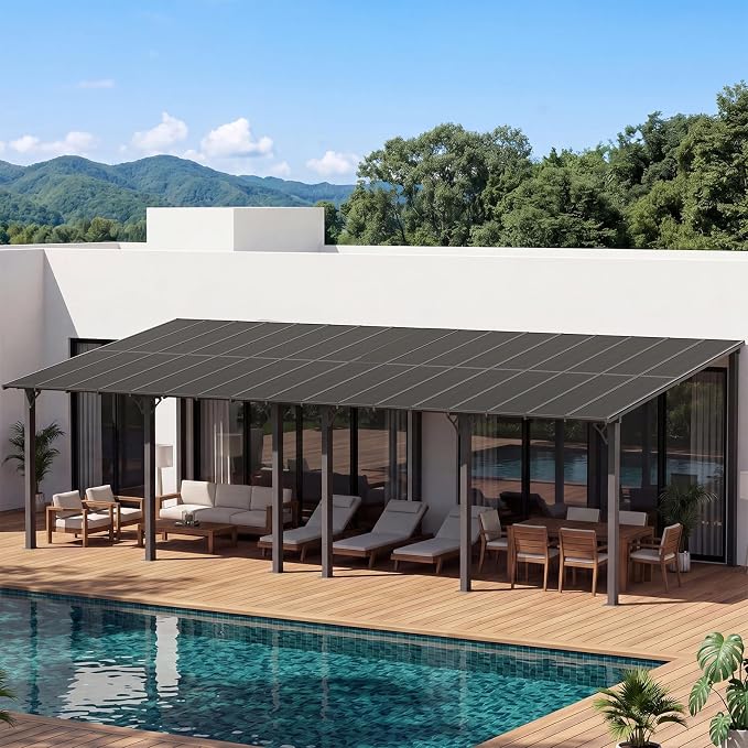 Aoxun 34’x10’ Gazebo for Patio, Gazebo Pergola by Aoxun
