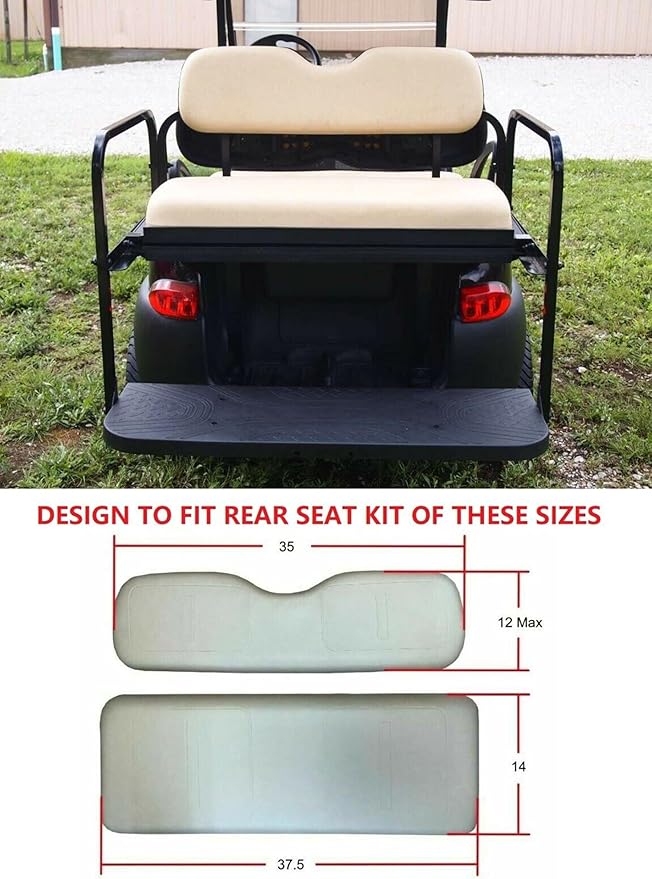 Huskey Parts Company Lime Green Golf Cart Front Seat Cover Diamond Stitching Club Car DS 2000.5-Up