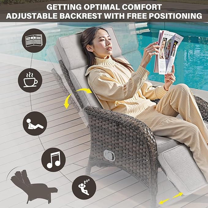 Versatile Outdoor Recliner Chair - Image 4