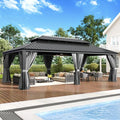Aoxun Hardtop Gazebo 14x24 by Aoxun