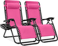 Best Choice Products Set of 2 Adjustable Steel Mesh Zero Gravity Lounge Chair by Unknown