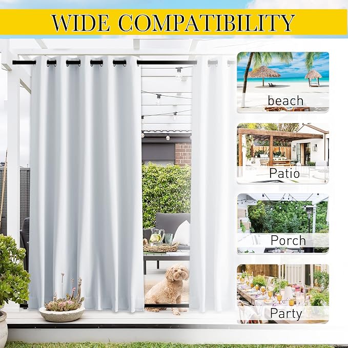 NICETOWN Windproof Outdoor Curtains - Image 7