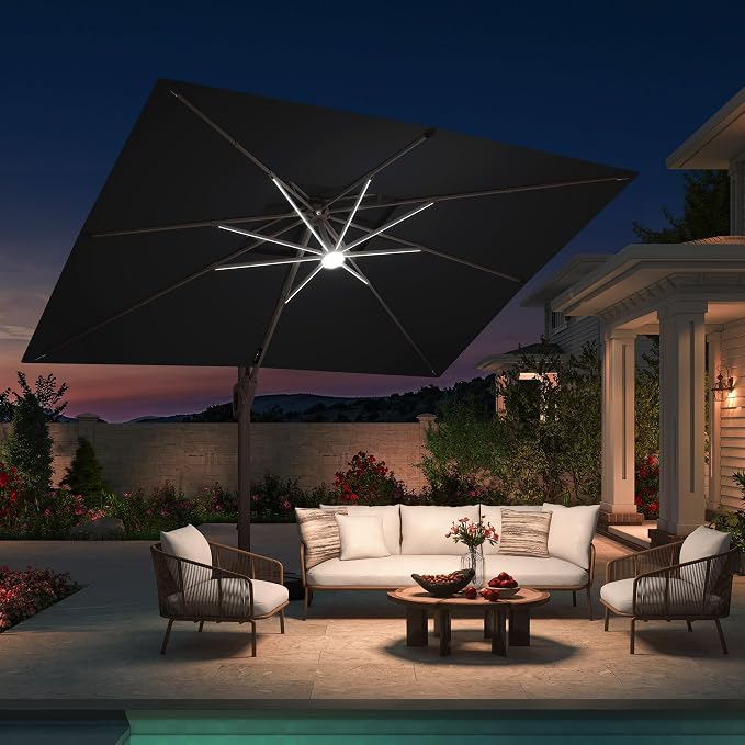 10 X 13 FT Cantilever Patio Umbrella - Image 2