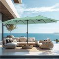PHI VILLA 15ft Large Outdoor Patio Umbrella by PHIVILLA