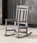 SERWALL Oversized Outdoor Rocking Chair, Patio Rocking Chair, Space Gray | by SERWALL