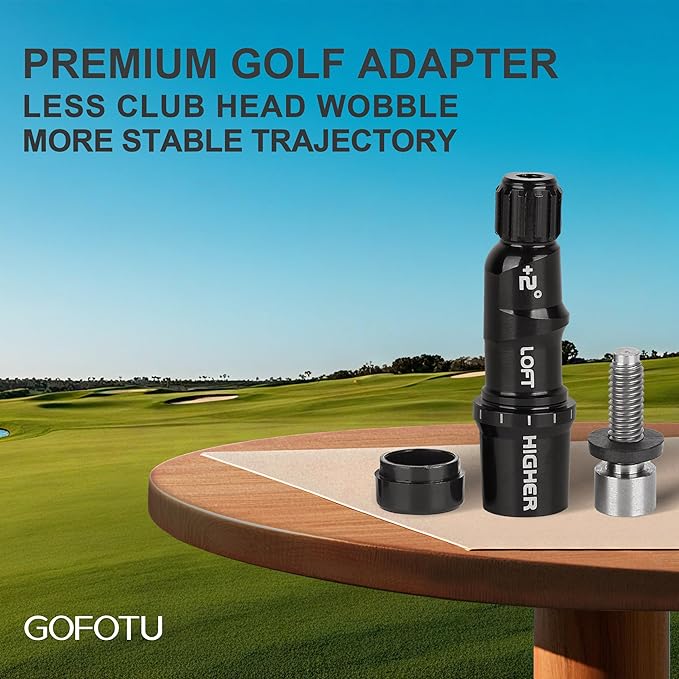Golf Shaft Adapter Sleeve .335 Tip Driver Fairway RH Compatible with Taylormade M1 M2 M3 M4 M5 M6 SIM SIM2 R15 QI10, Qi35 Stealth2, Stealth,BRNR Mini Driver Black