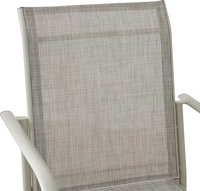 Stackable Patio Chairs Set of 8, Outdoor Dining Chairs - Image 5