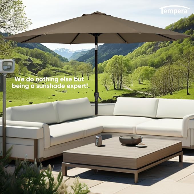 Tempera Patio Market Outdoor Table Umbrella - Image 6