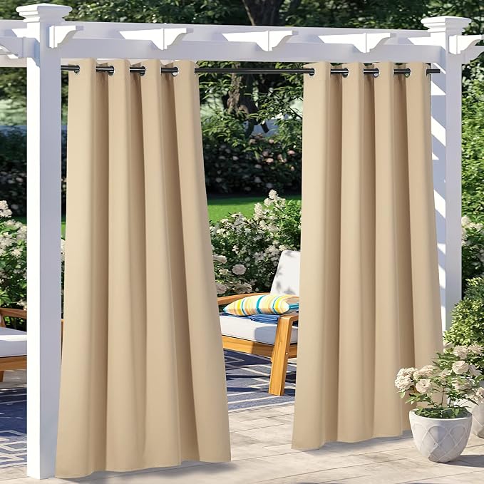 NICETOWN 2 Panels Outdoor Curtains - Image 7